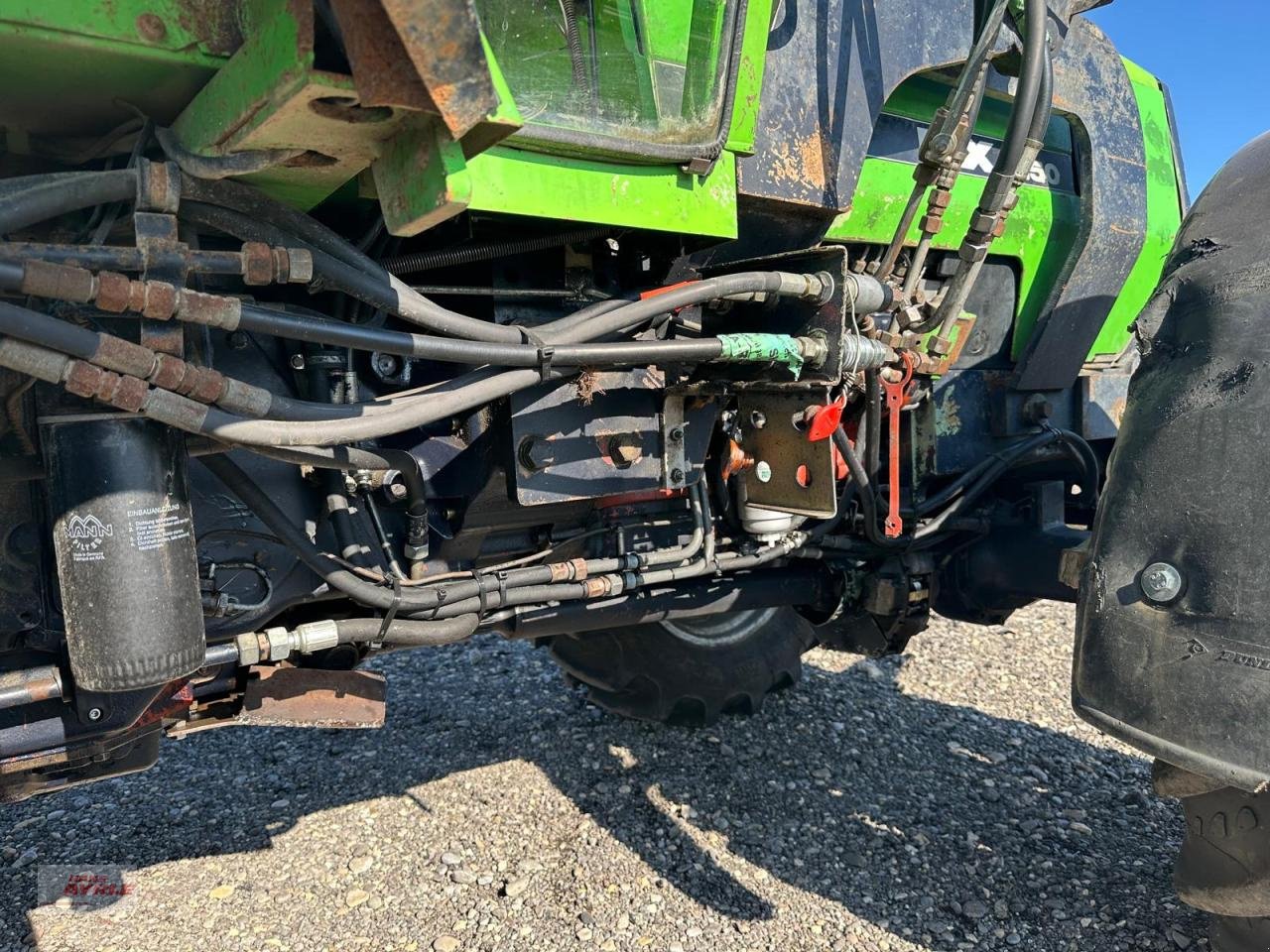 Traktor Türe ait Deutz-Fahr DX 4.50 mit Frontlader und Fronthydraulik, Gebrauchtmaschine içinde Steinheim (resim 12)