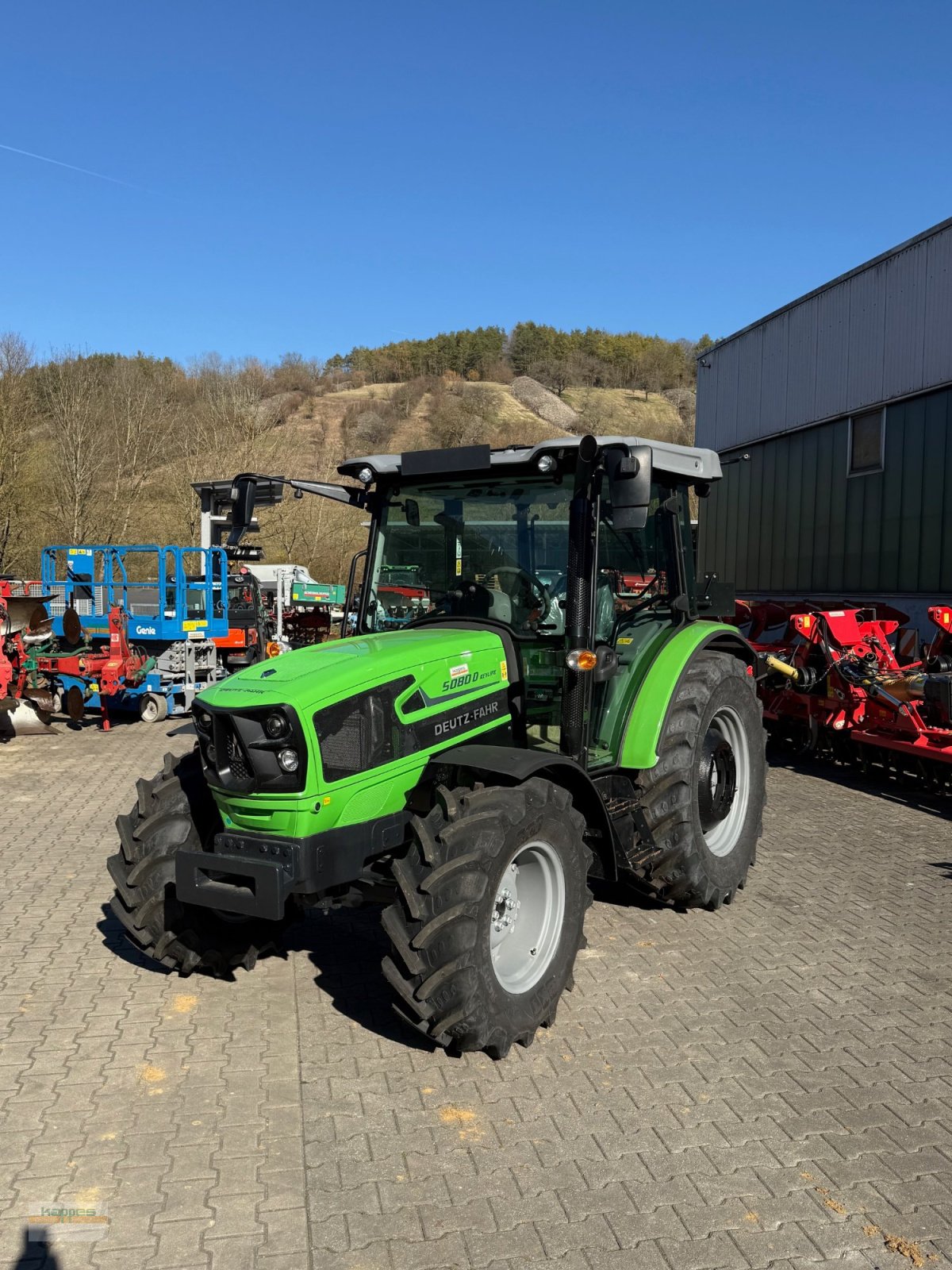 Traktor del tipo Deutz 5080D Keyline, Neumaschine In Niederstetten (Immagine 3)