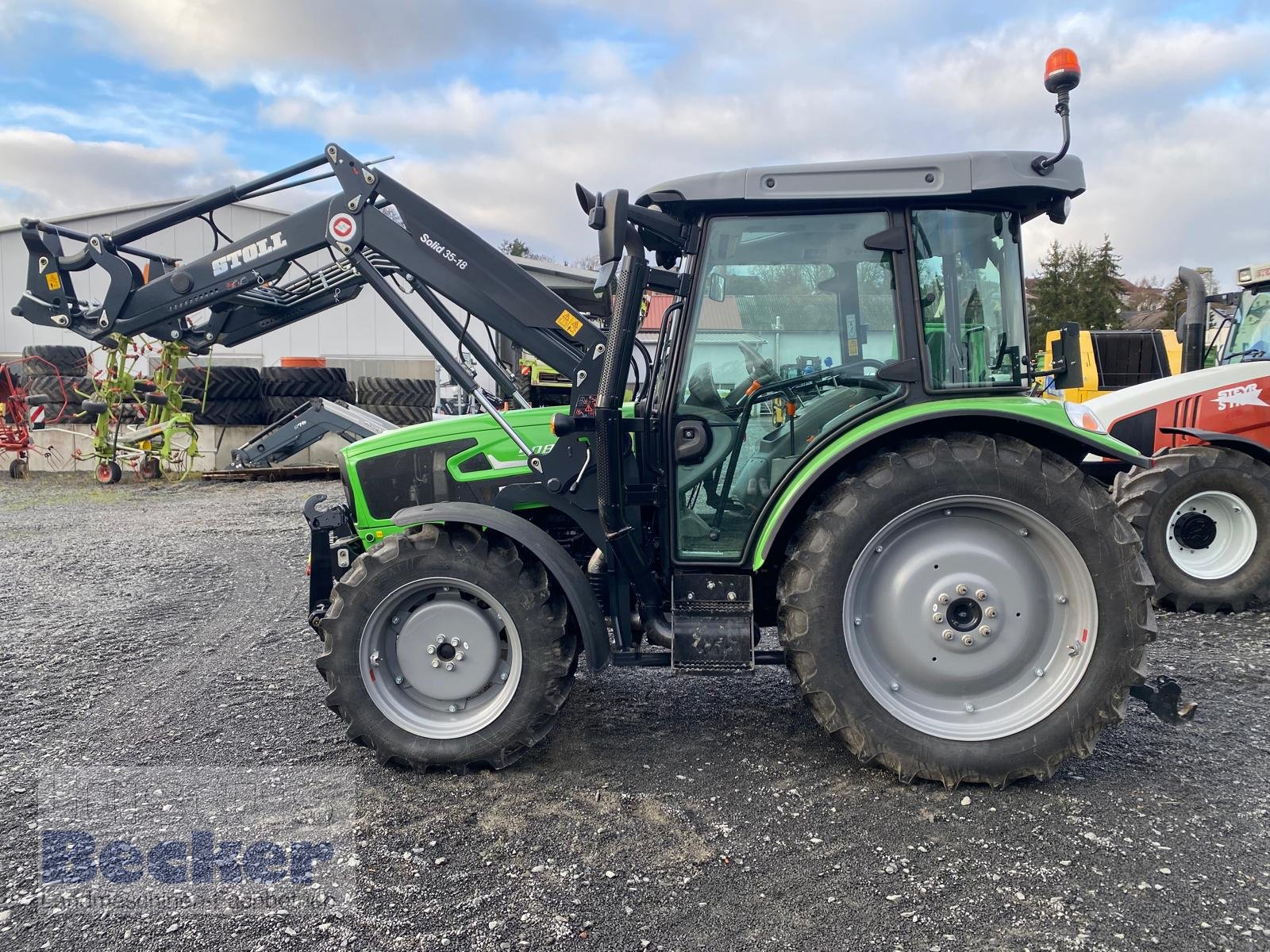 Traktor des Typs Deutz 5080D Keyline, Gebrauchtmaschine in Weimar-Niederwalgern (Bild 2)