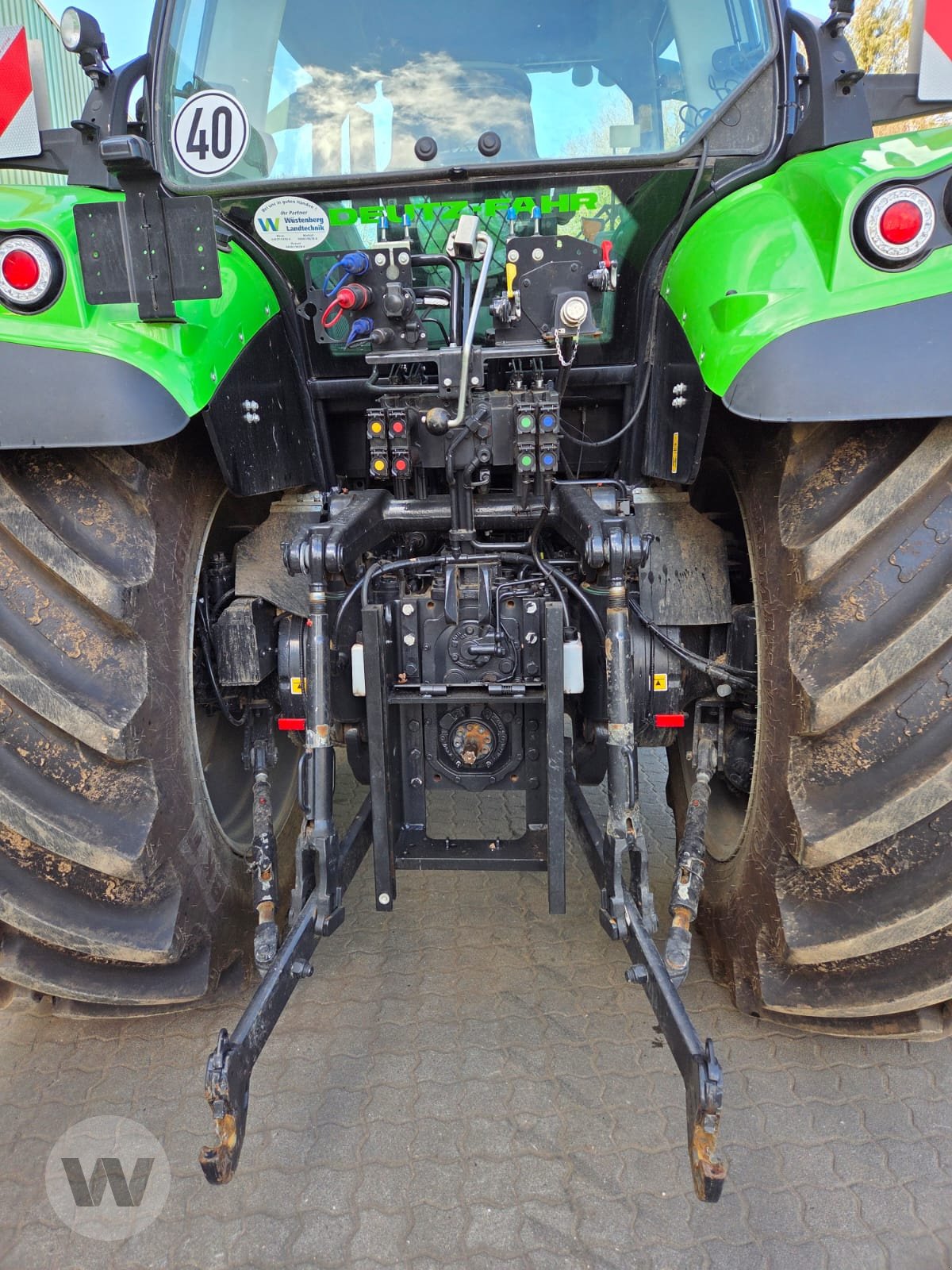 Traktor des Typs Deutz 6180 Agrotron, Gebrauchtmaschine in Börm (Bild 3)