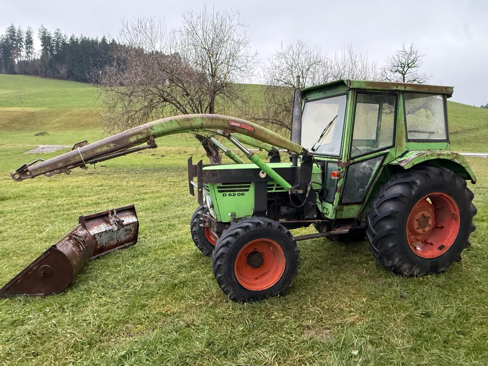 Traktor типа Deutz 6206 A, Gebrauchtmaschine в Neukirch (Фотография 2)