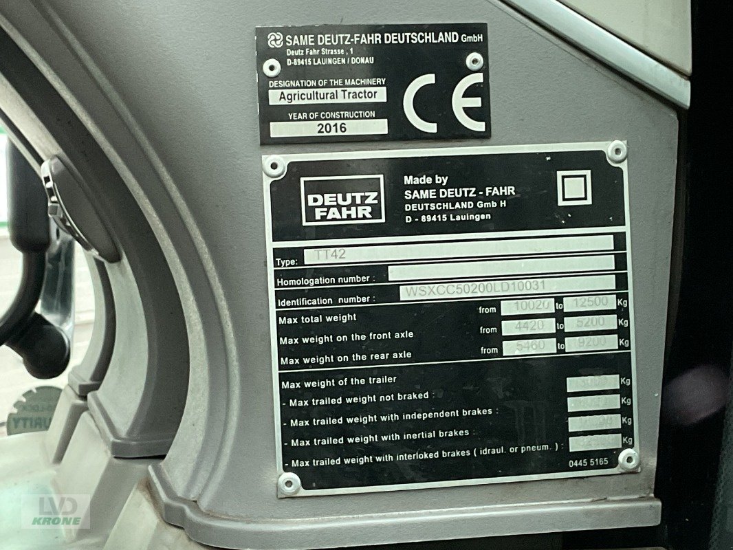 Traktor a típus Deutz 6215 RC Shift, Gebrauchtmaschine ekkor: Spelle (Kép 13)