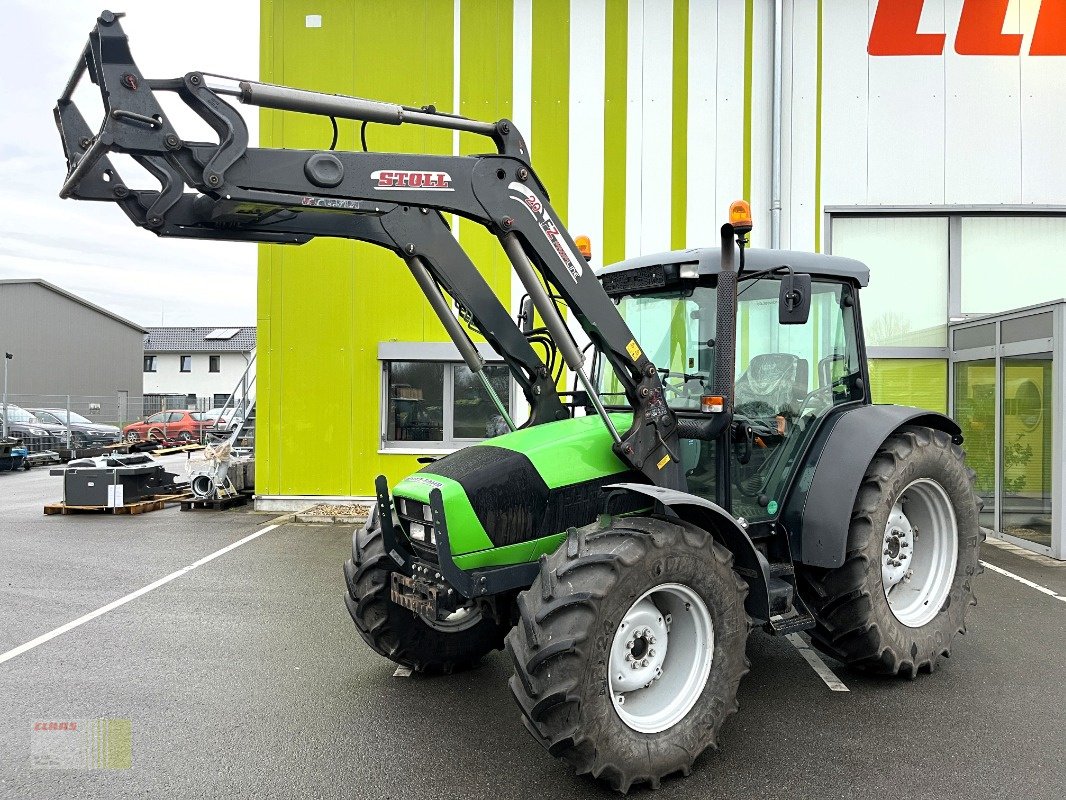 Traktor des Typs Deutz AGROFARM 410, STOLL 20 FZ Frontlader, nur 1.691 h !, Gebrauchtmaschine in Westerstede (Bild 1)