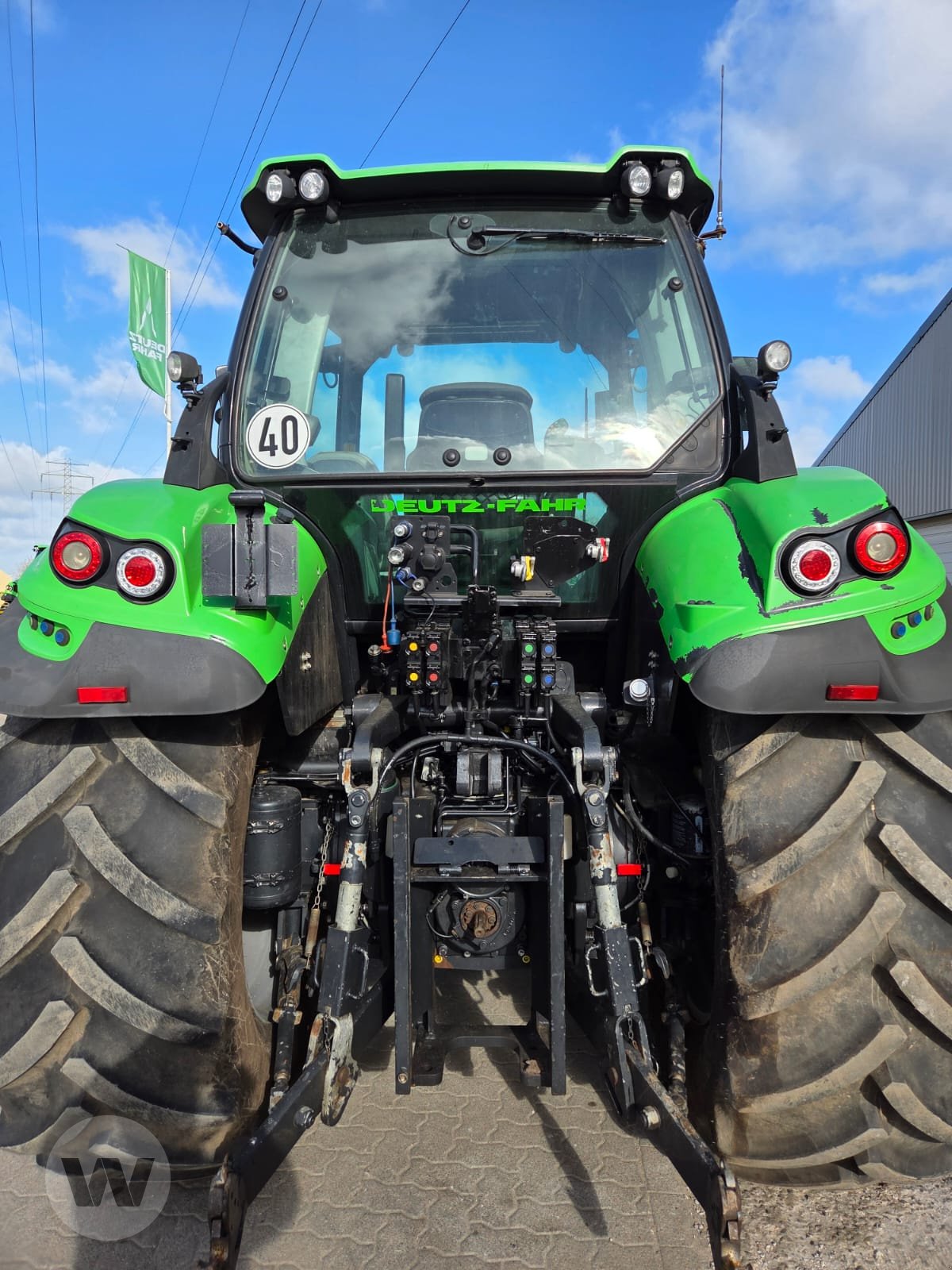 Traktor des Typs Deutz Agrotron 6155 TTV, Gebrauchtmaschine in Börm (Bild 7)