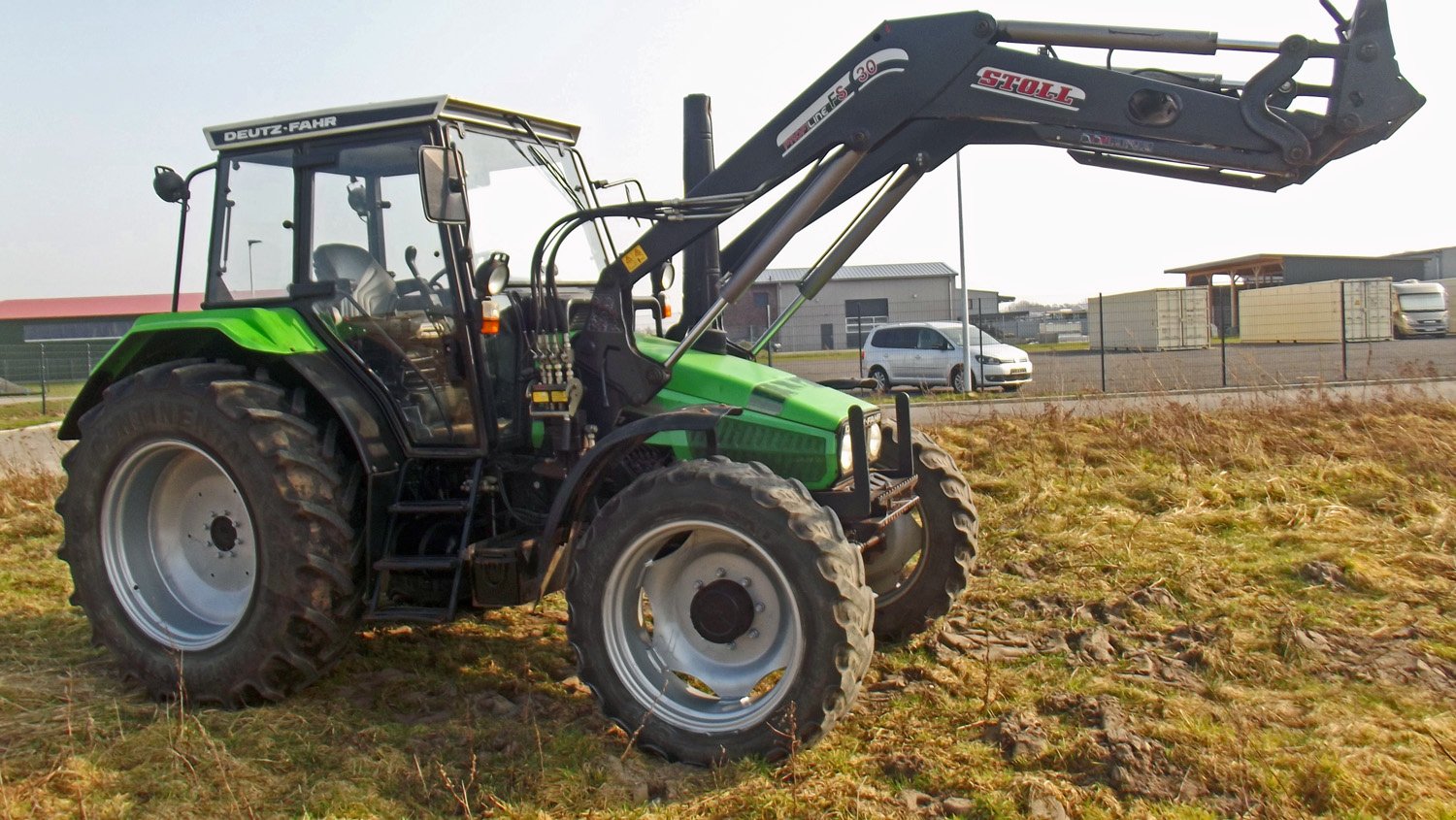 Traktor des Typs Deutz Agroxtra 4.57 Frontlader+Druckluft, Gebrauchtmaschine in Mittelsdorf (Bild 2)