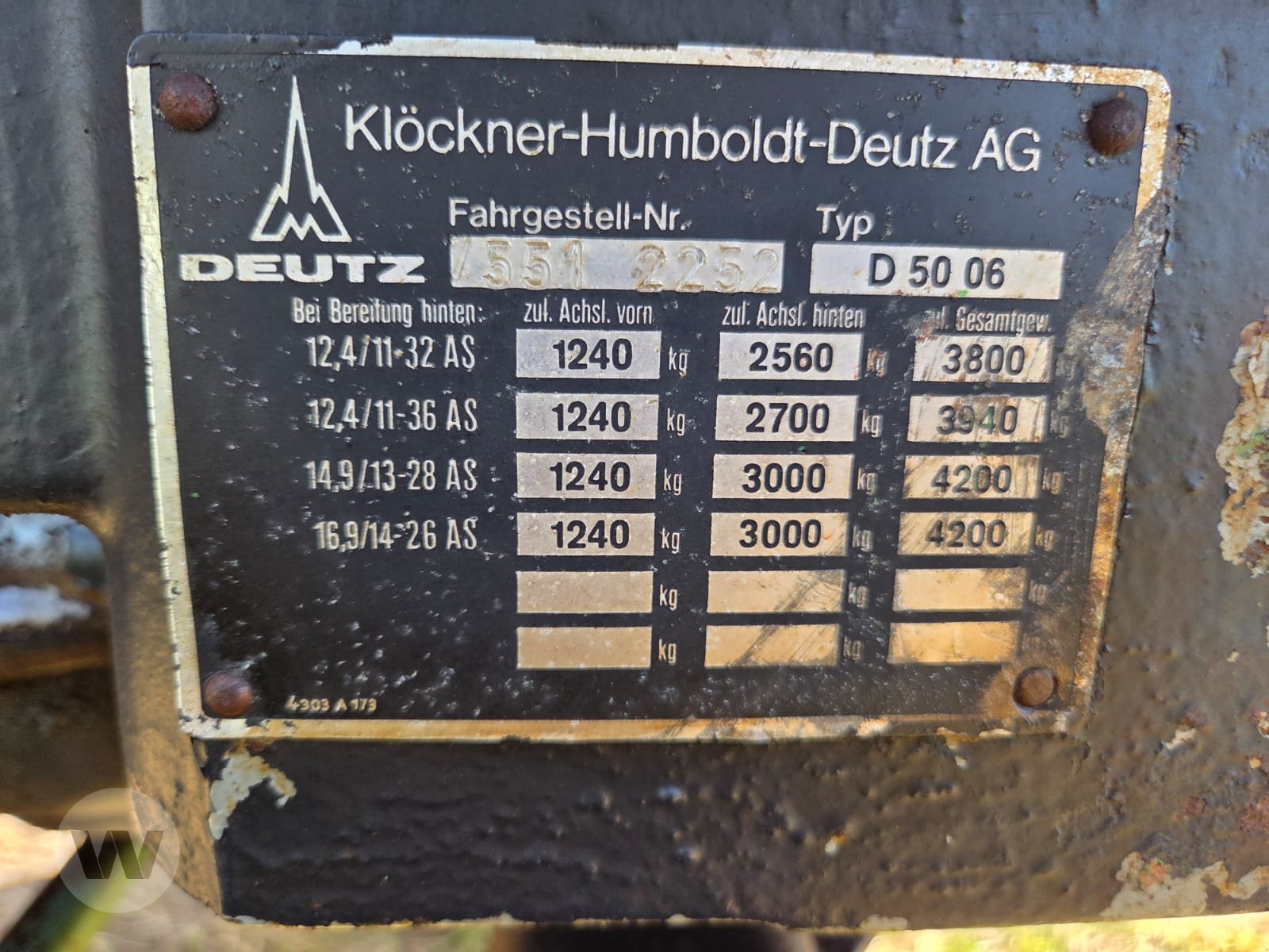 Traktor des Typs Deutz D 5006, Gebrauchtmaschine in Börm (Bild 4)