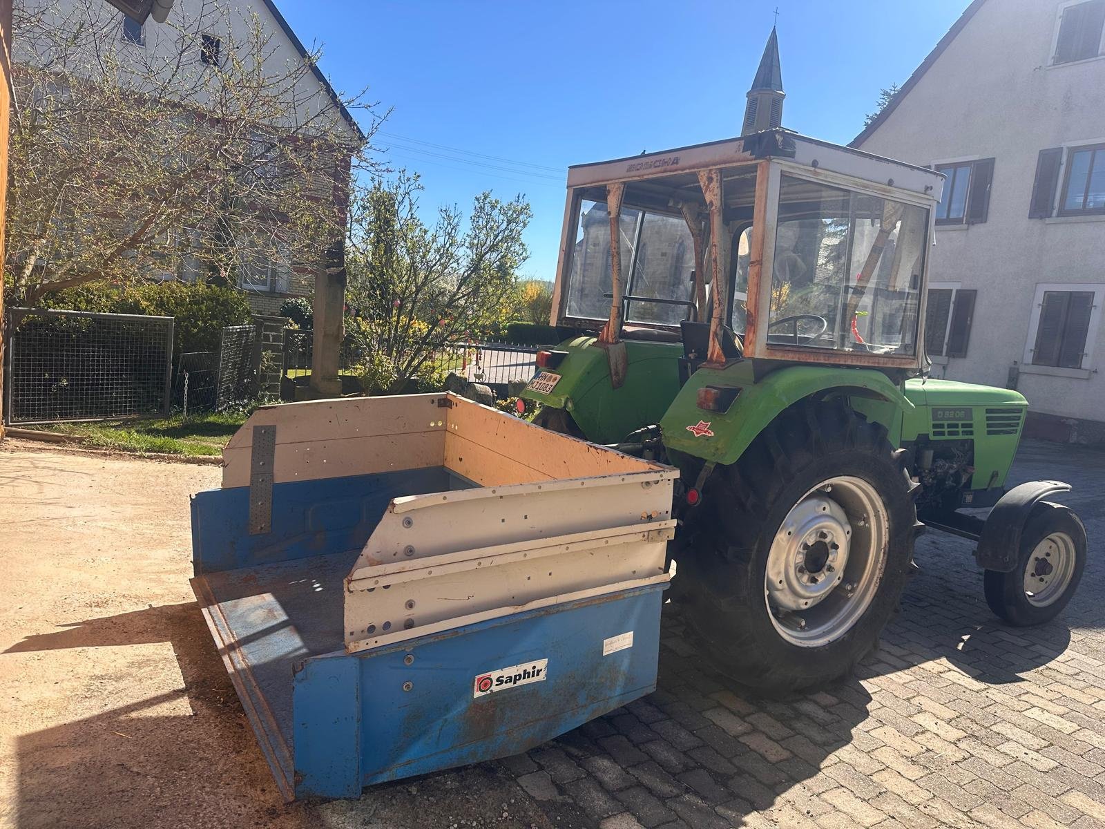 Traktor typu Deutz D 5206, Gebrauchtmaschine w Neuenstadt  (Zdjęcie 5)