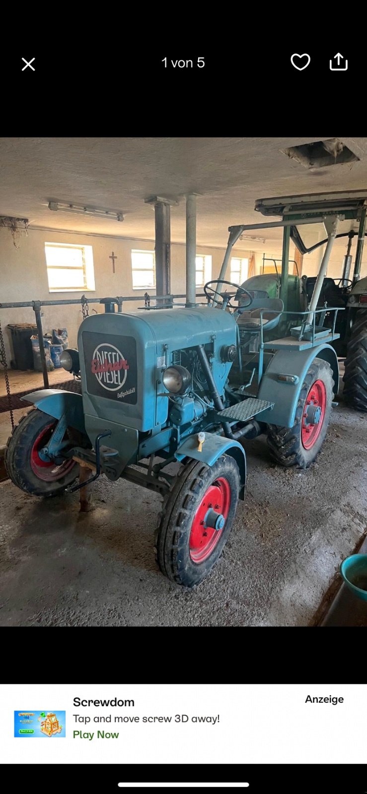 Traktor типа Eicher ED 16, Gebrauchtmaschine в Freudenberg (Фотография 1)