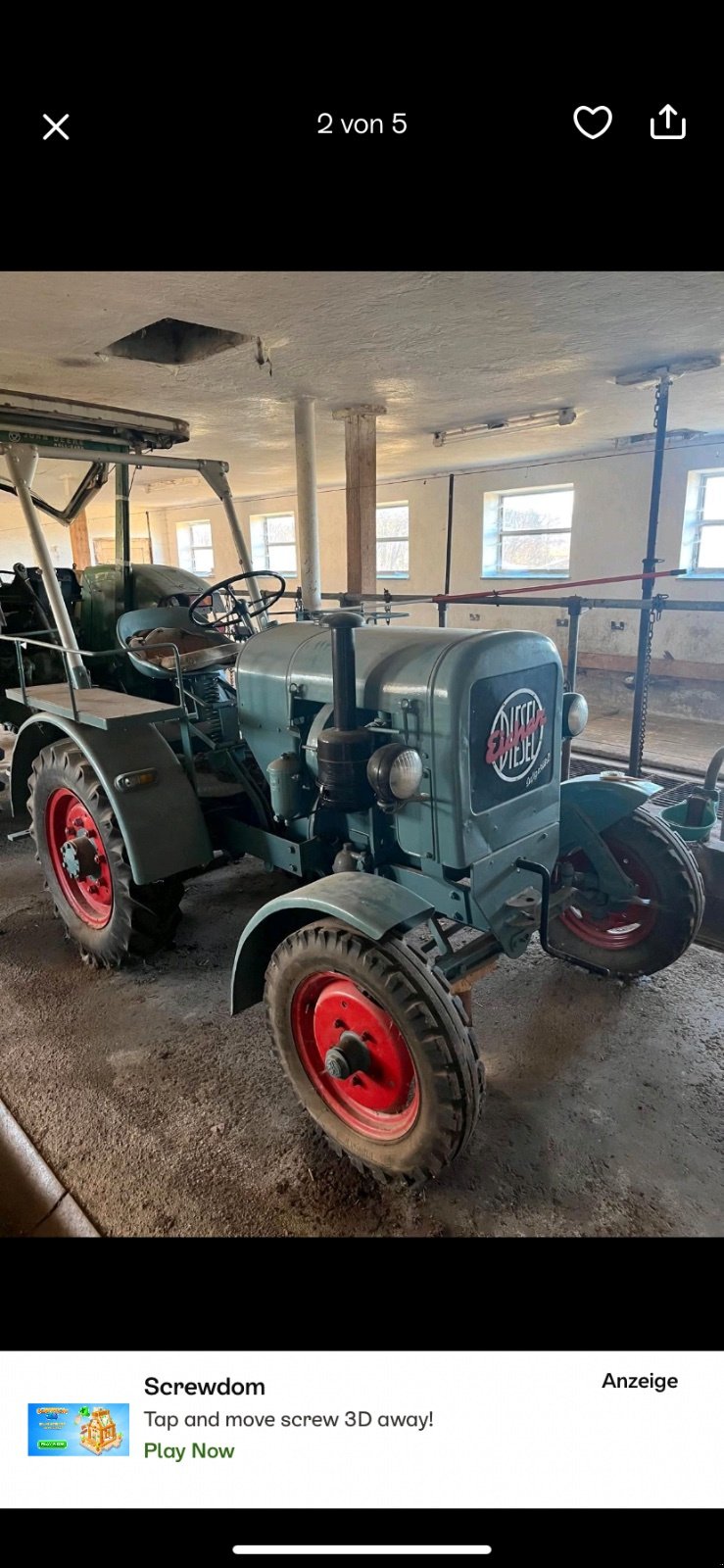 Traktor типа Eicher ED 16, Gebrauchtmaschine в Freudenberg (Фотография 3)