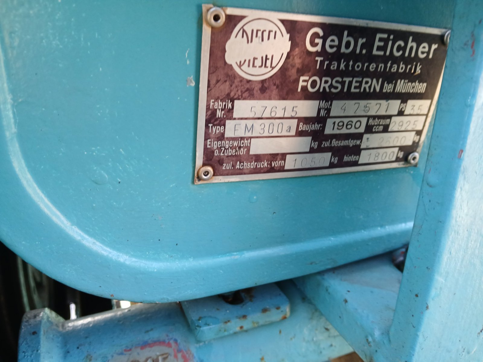 Traktor типа Eicher Königstiger EM 300, Gebrauchtmaschine в Trautskirchen (Фотография 2)