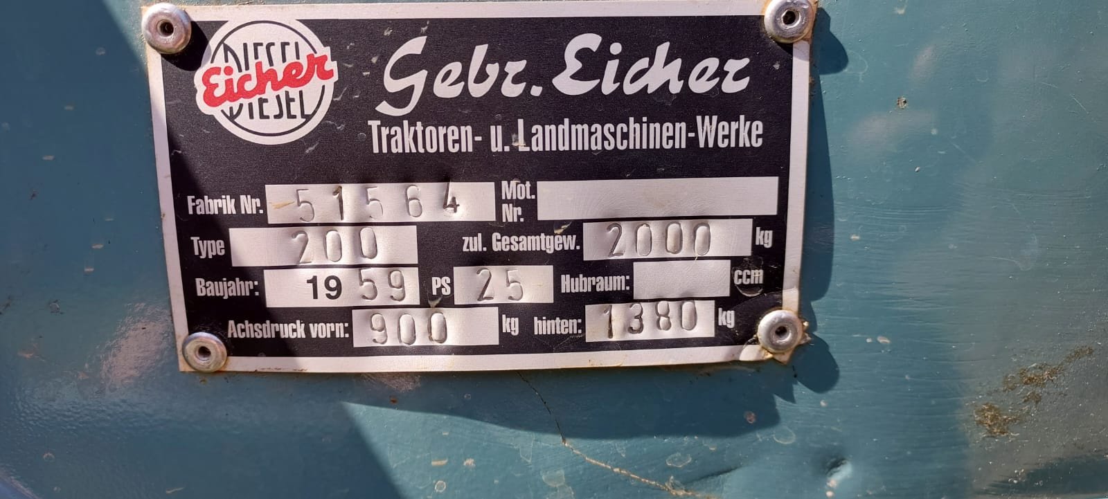 Traktor van het type Eicher Tiger EM 200, Gebrauchtmaschine in Dauchingen (Foto 3)