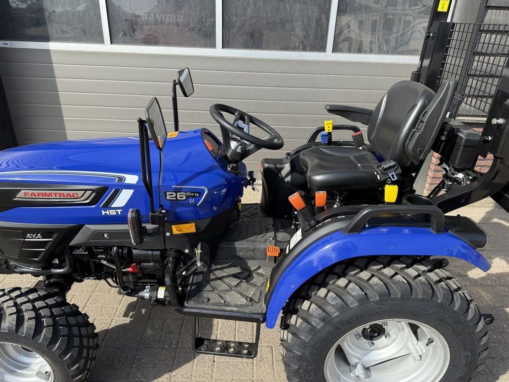 Traktor a típus Farmtrac FT26 HST PRO minitractor NIEUW op garden pro galaxy banden, Neumaschine ekkor: Neer (Kép 8)