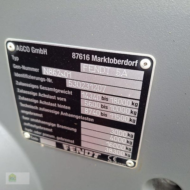 Traktor типа Fendt 1050 Profi Plus, Gebrauchtmaschine в Salsitz (Фотография 8)