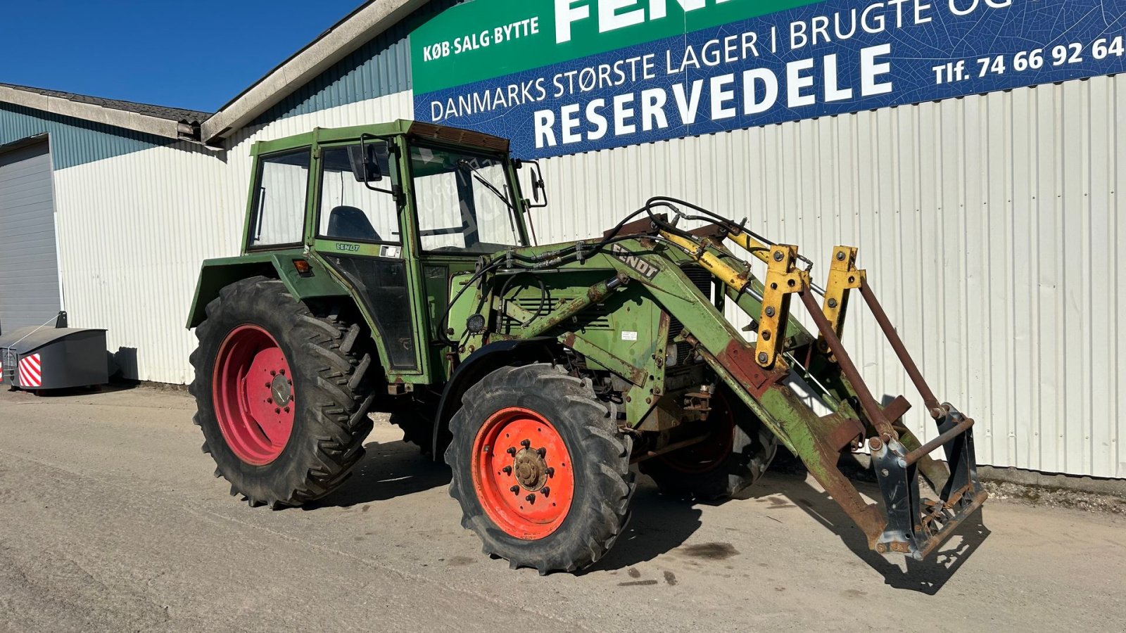 Traktor typu Fendt 106 Med Fendt Frontlæsser, Gebrauchtmaschine v Rødekro (Obrázek 5)