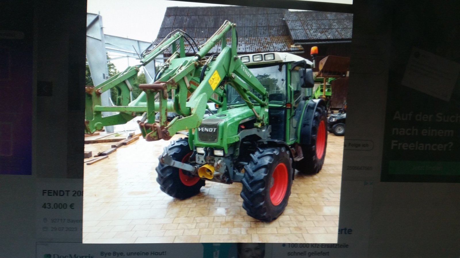 Traktor of the type Fendt 208 S, Gebrauchtmaschine in Reuth (Picture 5)