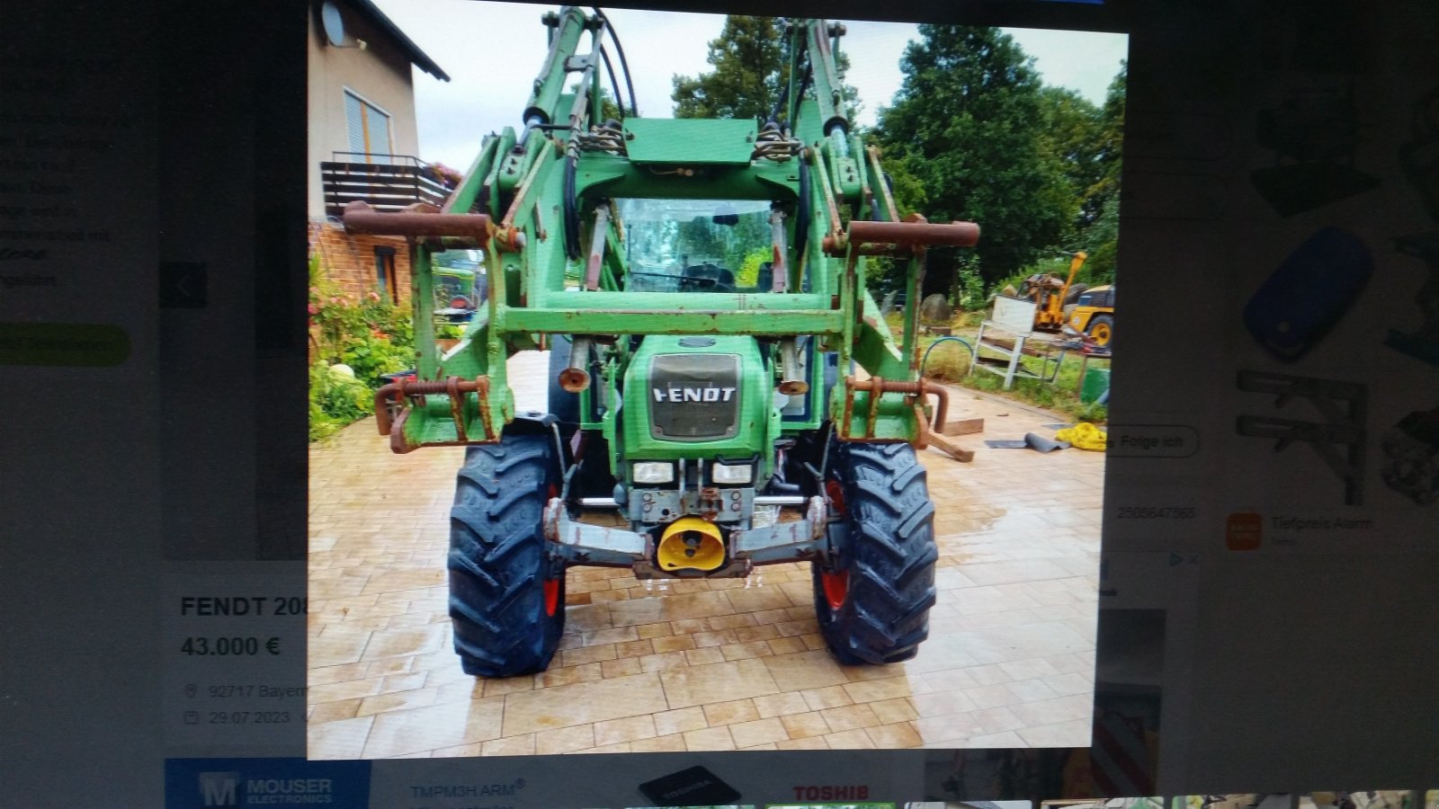 Traktor of the type Fendt 208 S, Gebrauchtmaschine in Reuth (Picture 18)