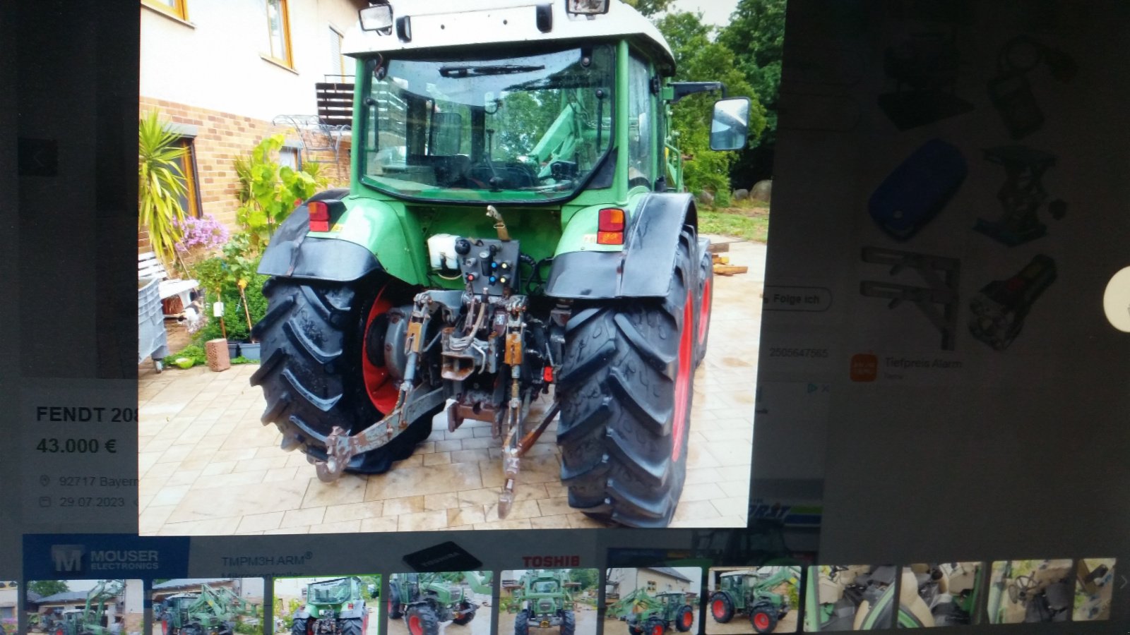 Traktor of the type Fendt 208 S, Gebrauchtmaschine in Reuth (Picture 20)