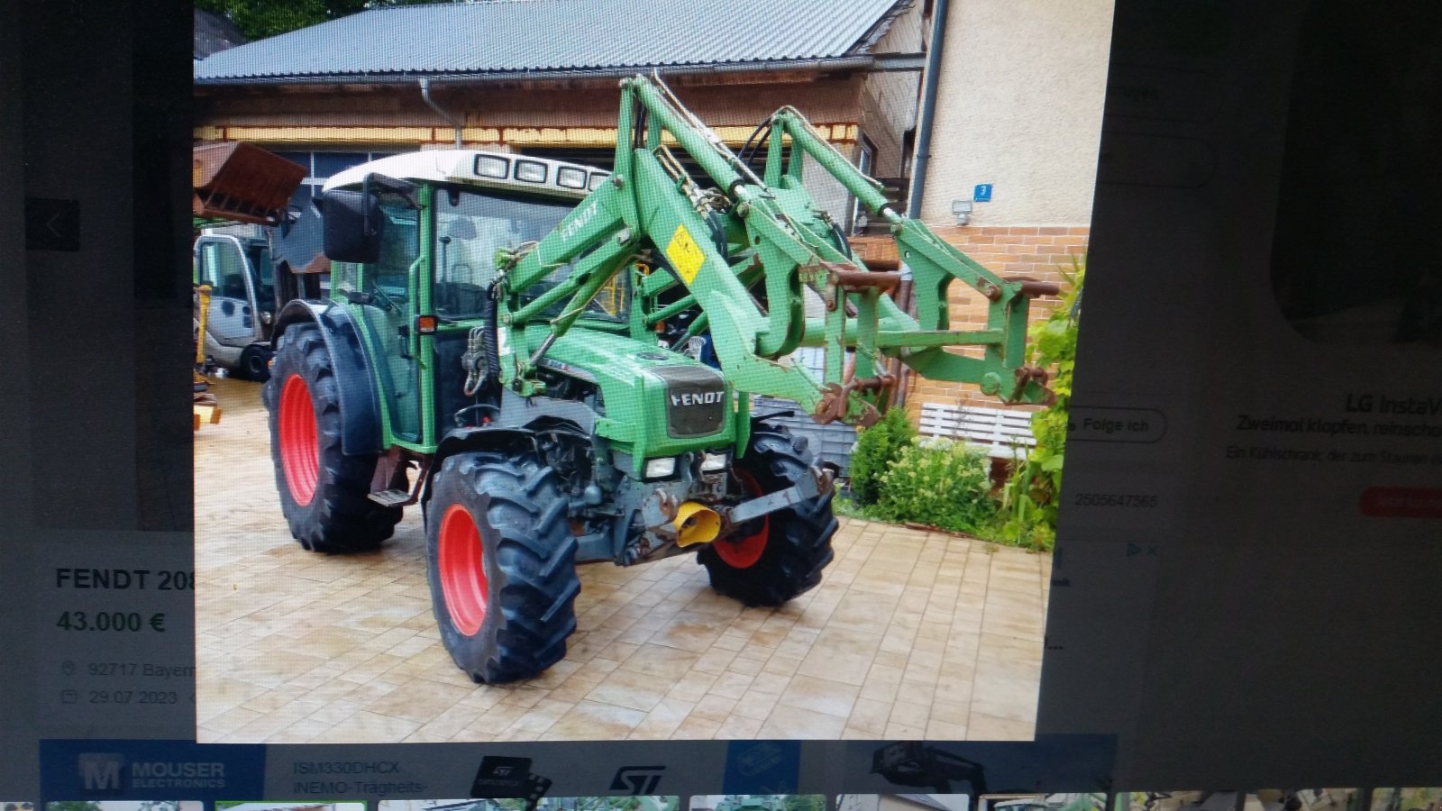 Traktor a típus Fendt 208 S, Gebrauchtmaschine ekkor: Reuth (Kép 21)