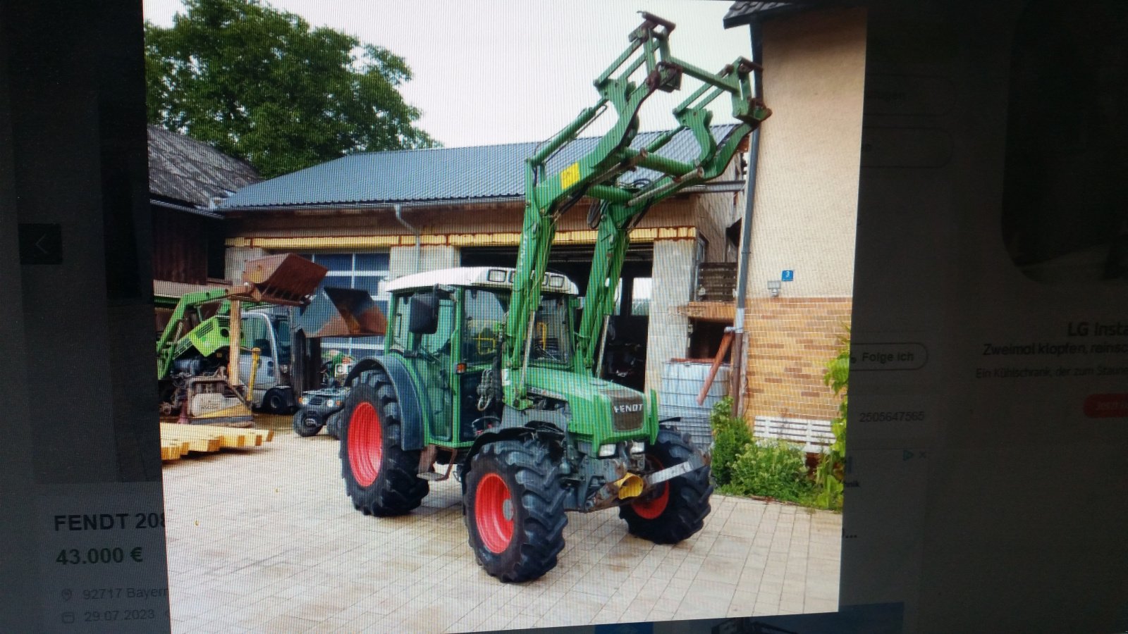 Traktor a típus Fendt 208 S, Gebrauchtmaschine ekkor: Reuth (Kép 22)