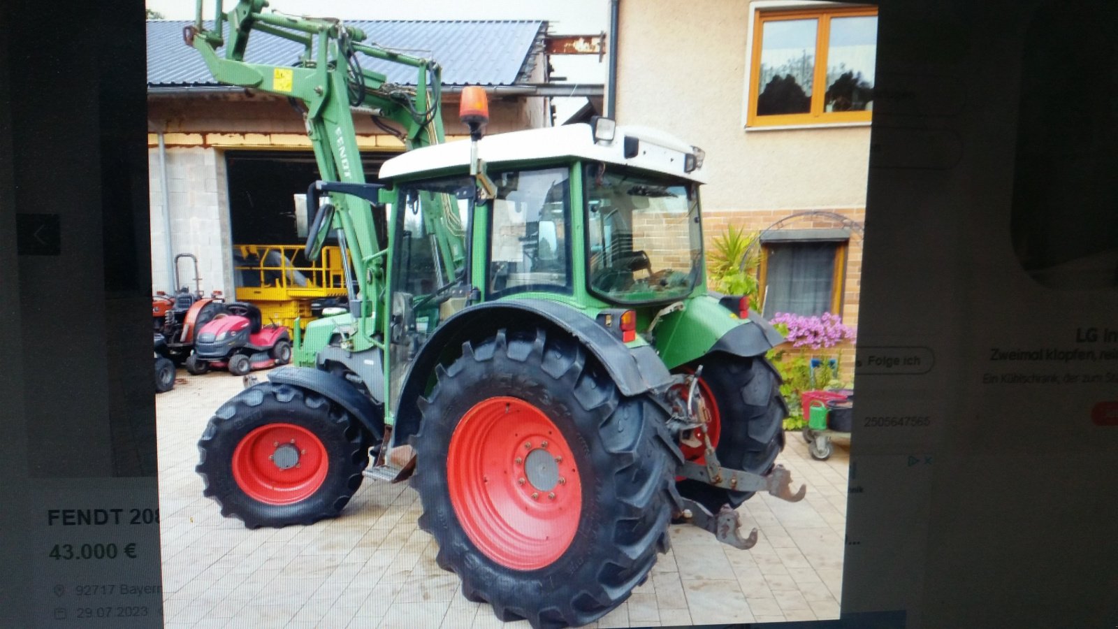 Traktor typu Fendt 208 S, Gebrauchtmaschine v Reuth (Obrázok 23)
