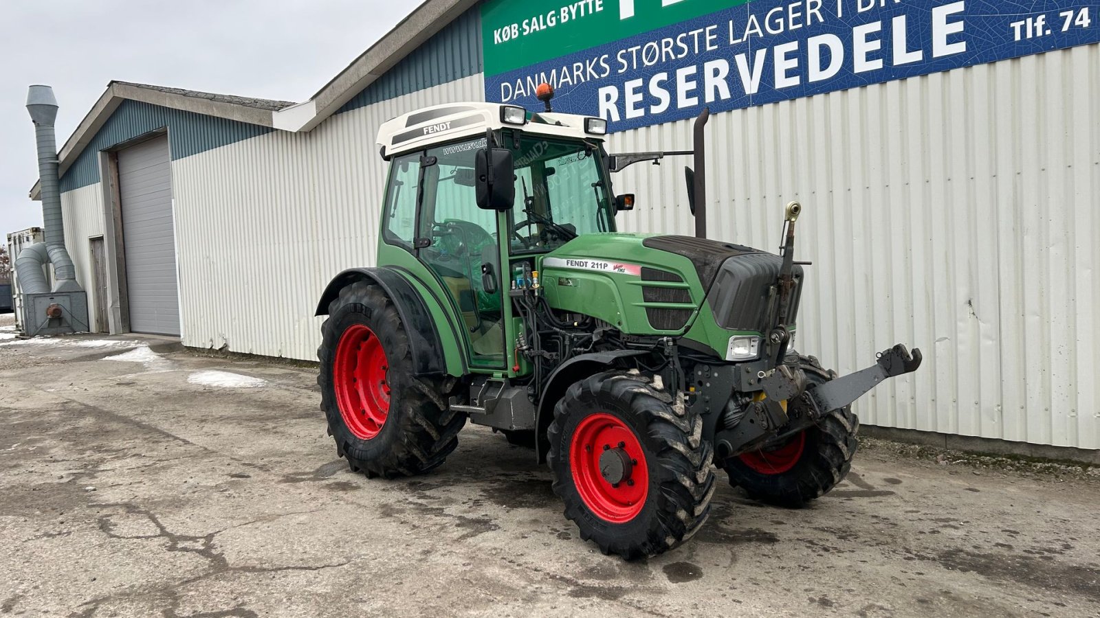 Traktor typu Fendt 211 P Vario TMS, Front PTO, Gebrauchtmaschine w Rødekro (Zdjęcie 5)