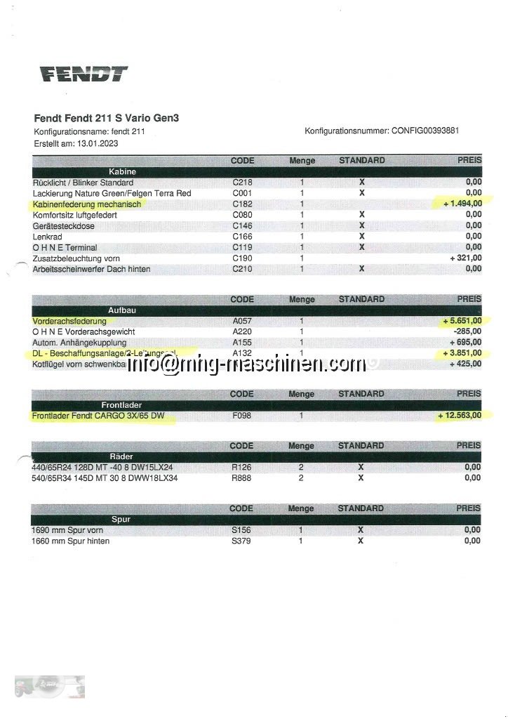 Traktor a típus Fendt 211 Vario S GEN 3 Setting 2, FL, FZ, Gebrauchtmaschine ekkor: Gescher (Kép 13)