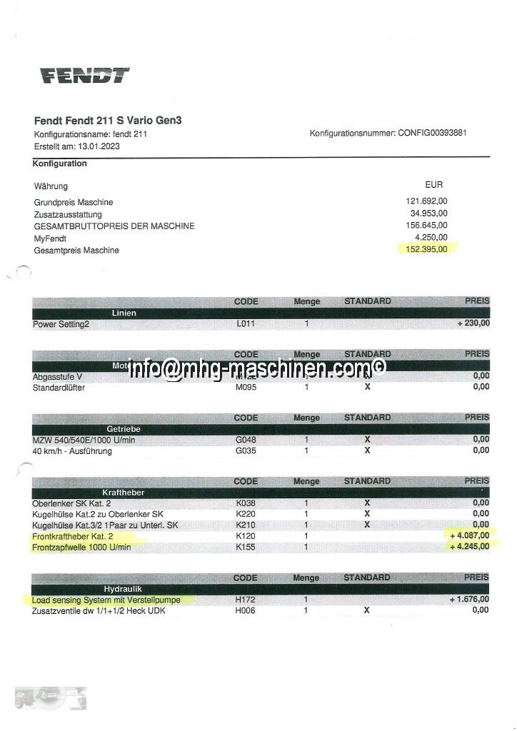 Traktor a típus Fendt 211 Vario S GEN 3 Setting 2, FL, FZ, Gebrauchtmaschine ekkor: Gescher (Kép 14)