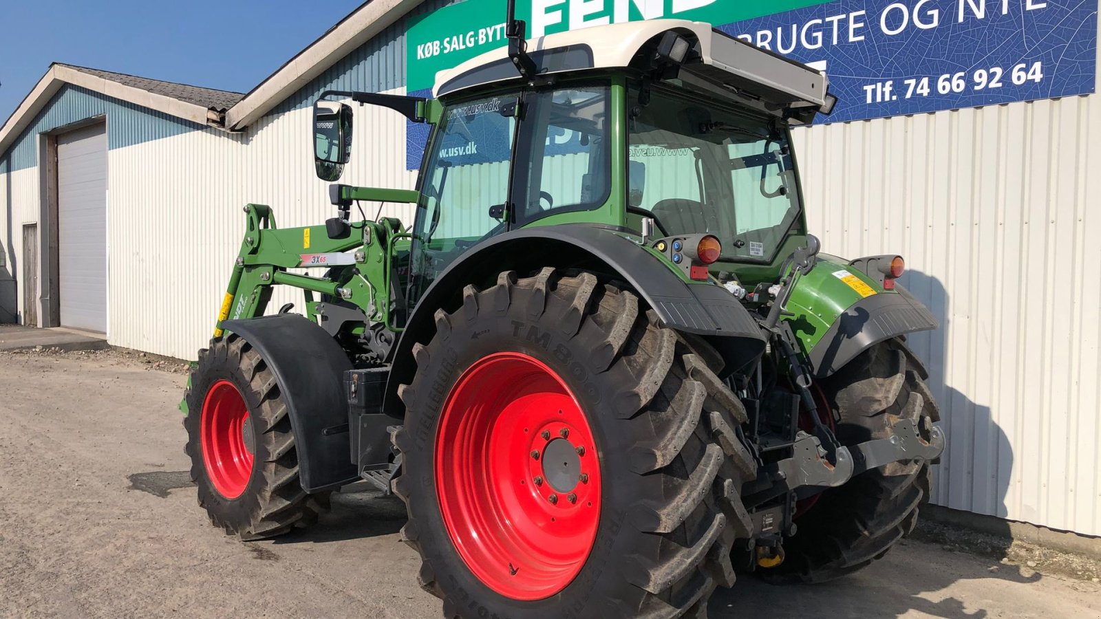 Traktor tip Fendt 211 Vario TMS Med Luftanlæg + Frontlæsser Fendt 3x65, Gebrauchtmaschine in Rødekro (Poză 3)