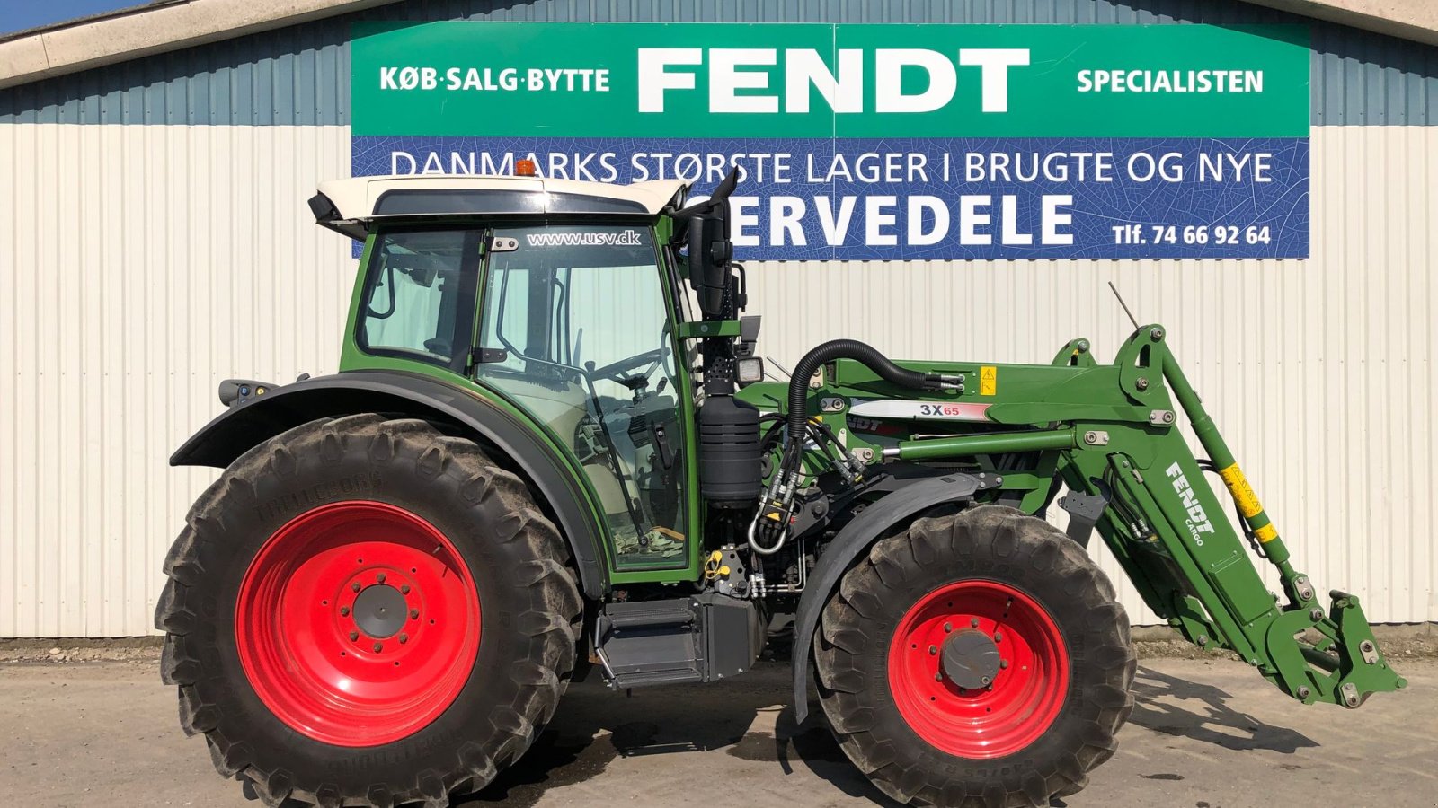 Traktor tip Fendt 211 Vario TMS Med Luftanlæg + Frontlæsser Fendt 3x65, Gebrauchtmaschine in Rødekro (Poză 4)