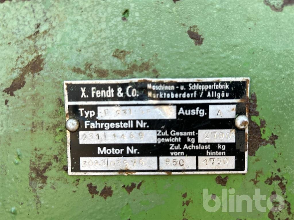 Traktor za tip Fendt 231 GT, Gebrauchtmaschine u Düsseldorf (Slika 5)