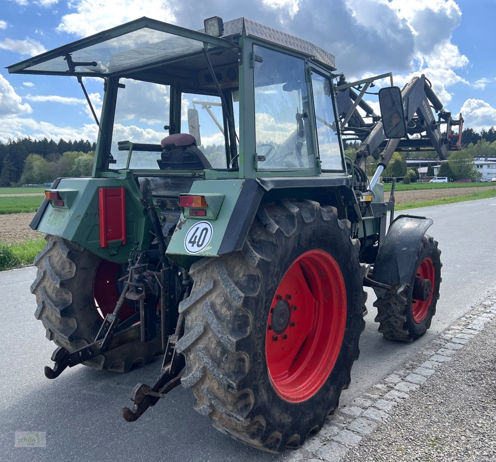 Traktor a típus Fendt 308 LS Turbomatik mit Frontlader, Gebrauchtmaschine ekkor: Burgrieden (Kép 10)