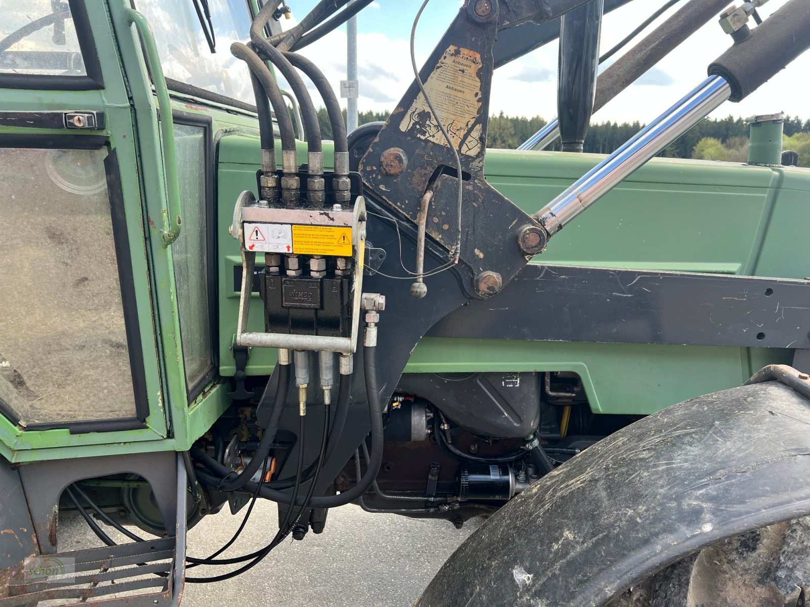 Traktor a típus Fendt 308 LS Turbomatik mit Frontlader, Gebrauchtmaschine ekkor: Burgrieden (Kép 12)