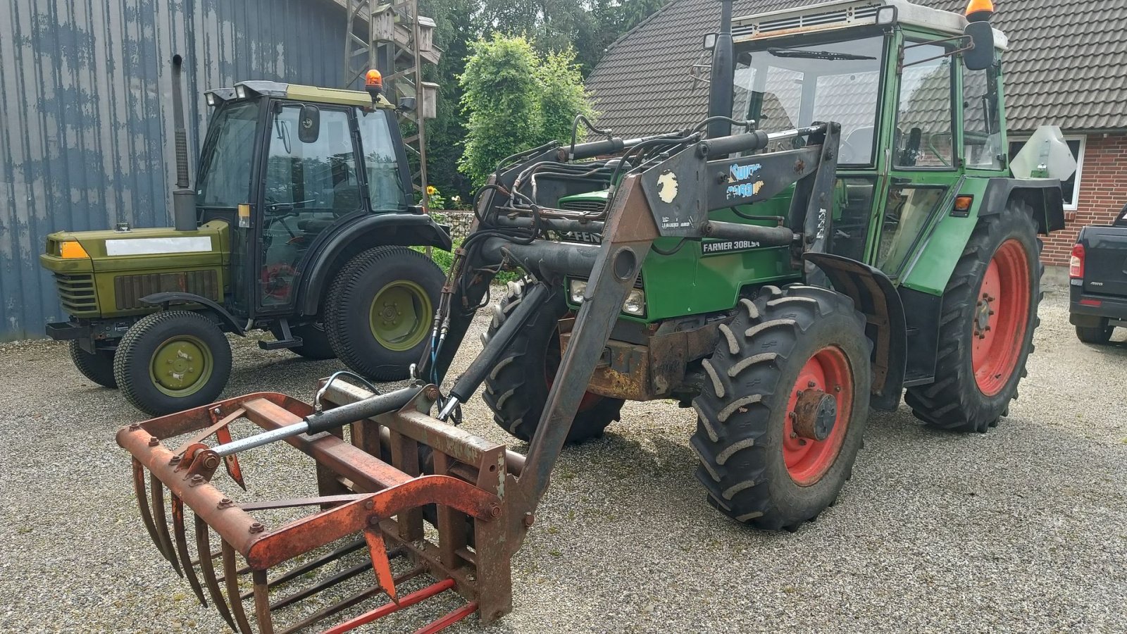 Traktor des Typs Fendt 308 LSA med frontlæsser (momsfri), Gebrauchtmaschine in Egtved (Bild 1)