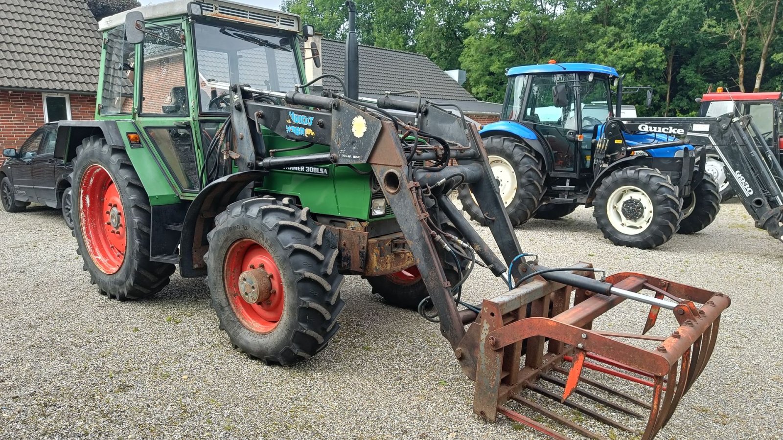 Traktor des Typs Fendt 308 LSA med frontlæsser (momsfri), Gebrauchtmaschine in Egtved (Bild 3)
