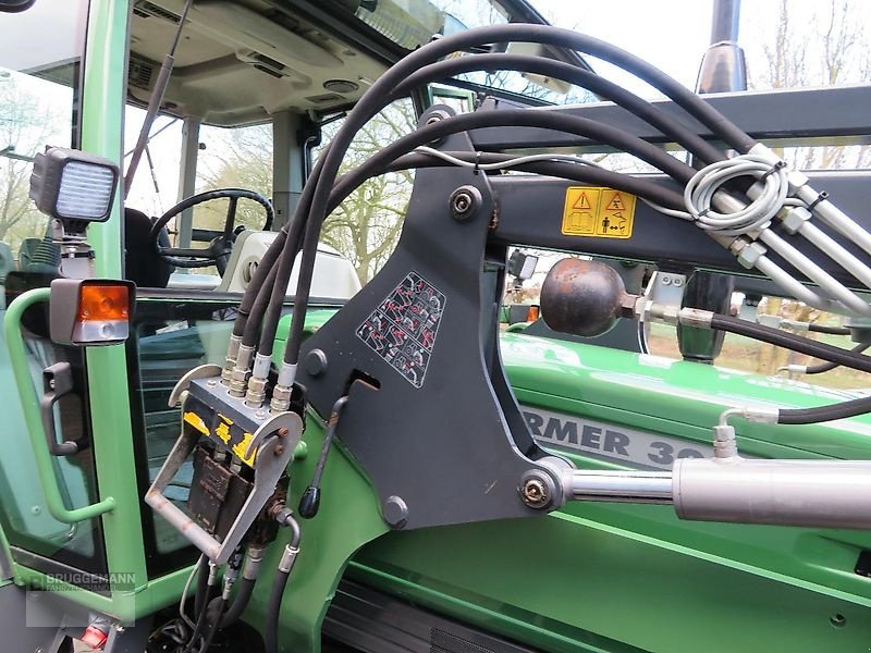 Traktor типа Fendt 308E m .Stoll Frontlader, Druckluftanlage, gefederte Vorderachse, Gebrauchtmaschine в Meppen (Фотография 12)