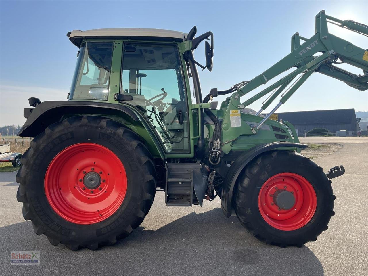 Traktor Türe ait Fendt 309 Ci mit Frontlader und Frontkraftheber, Gebrauchtmaschine içinde Schierling (resim 8)