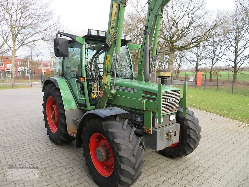 Traktor des Typs Fendt 309E, *** 3800 Stunden, 1. Hand, gefederte Vorderachse, Klimaanalge, Druckluft, Stoll frontlader***, Gebrauchtmaschine in Meppen (Bild 5)