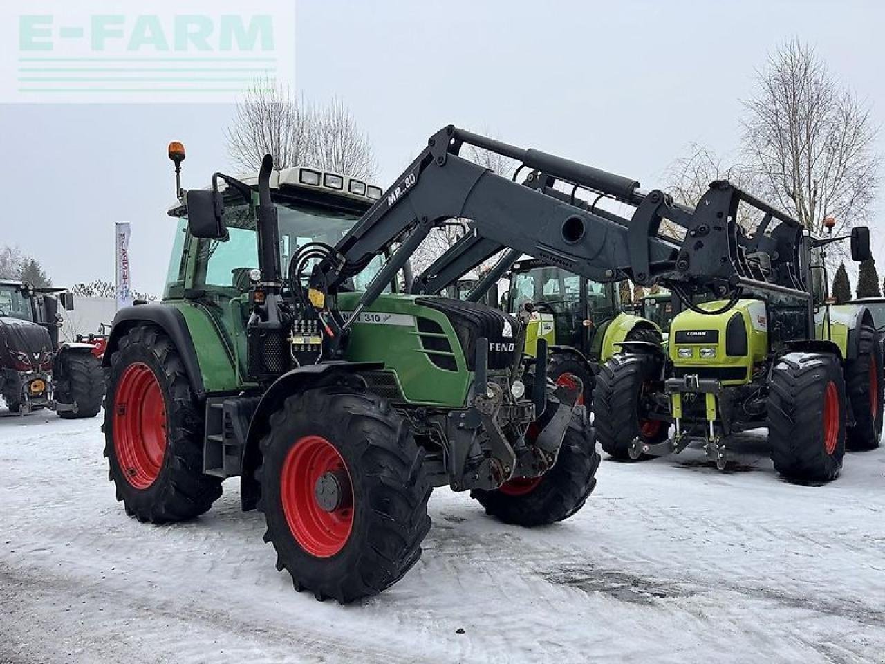 Traktor Türe ait Fendt 310 vario tms + manip mp-80, Gebrauchtmaschine içinde DAMAS?AWEK (resim 3)