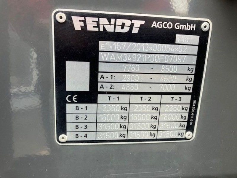 Traktor typu Fendt 312 S4 PROFI, Gebrauchtmaschine w POUSSAY (Zdjęcie 9)