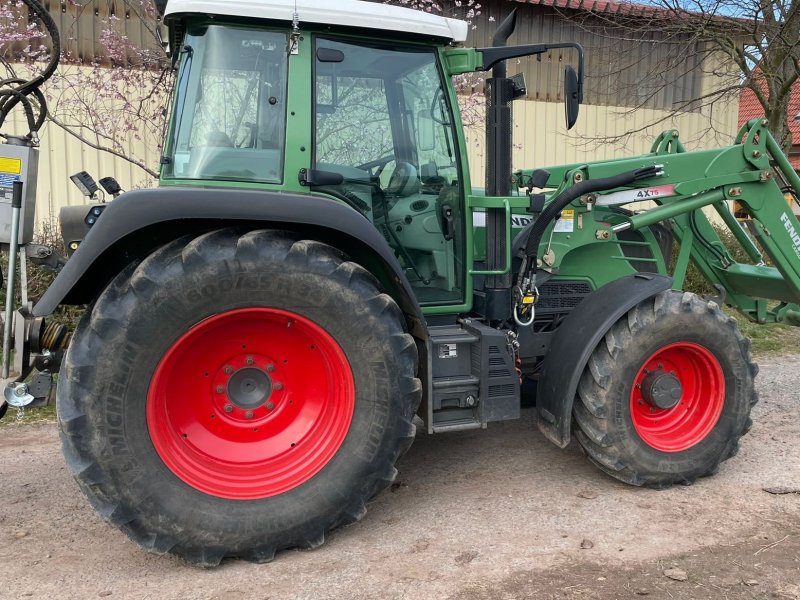 Traktor des Typs Fendt 312 Vario TMS/Mit Frontlader FENDT Cargo 4X/75 DW, Gebrauchtmaschine in Essen (Bild 1)