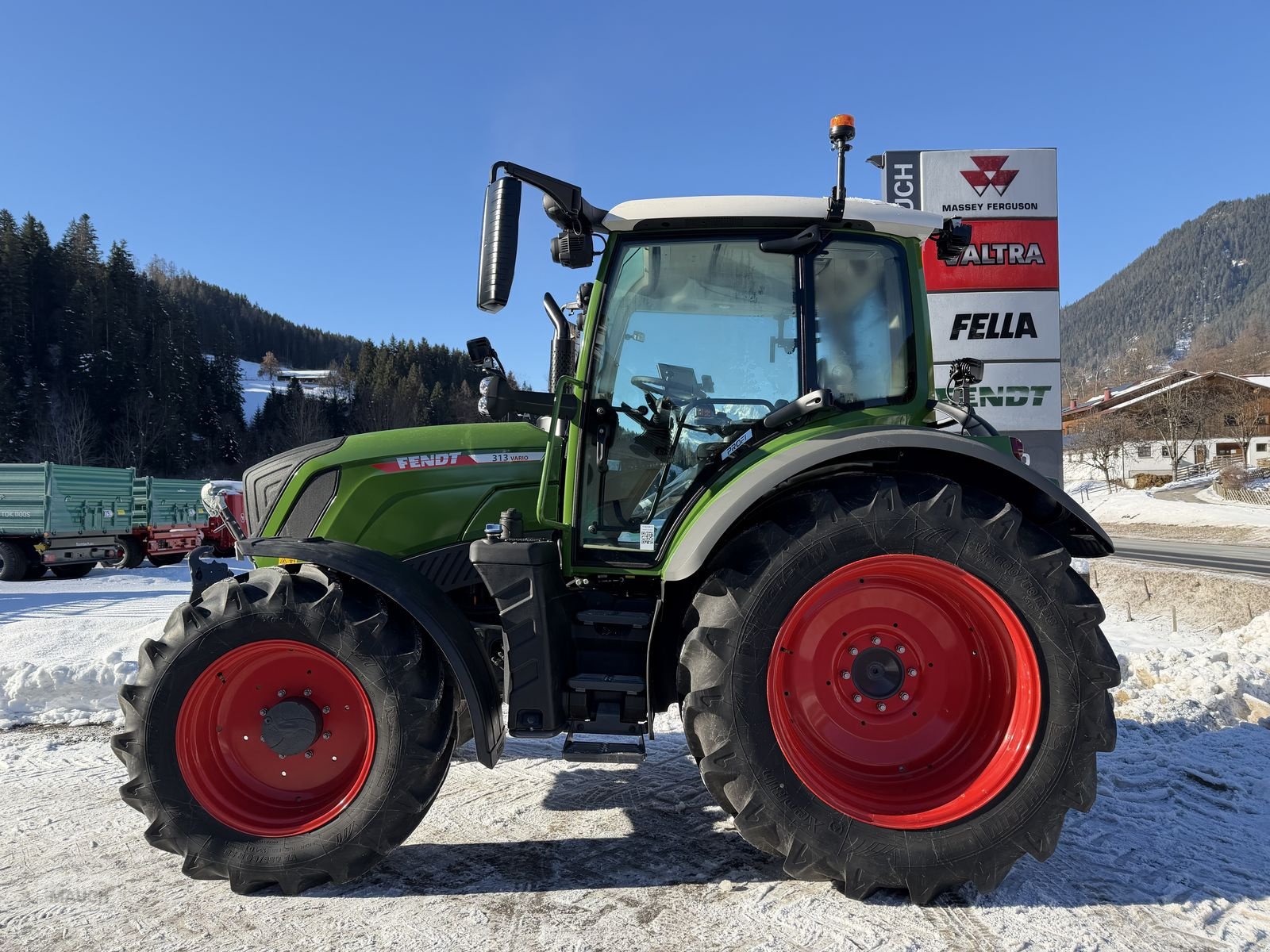 Traktor del tipo Fendt 313 Vario Gen4 Profi Setting 2, Neumaschine In Eben (Immagine 11)