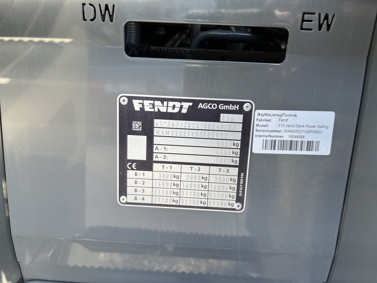 Traktor des Typs Fendt 313 Vario Power, Neumaschine in Frastanz (Bild 26)