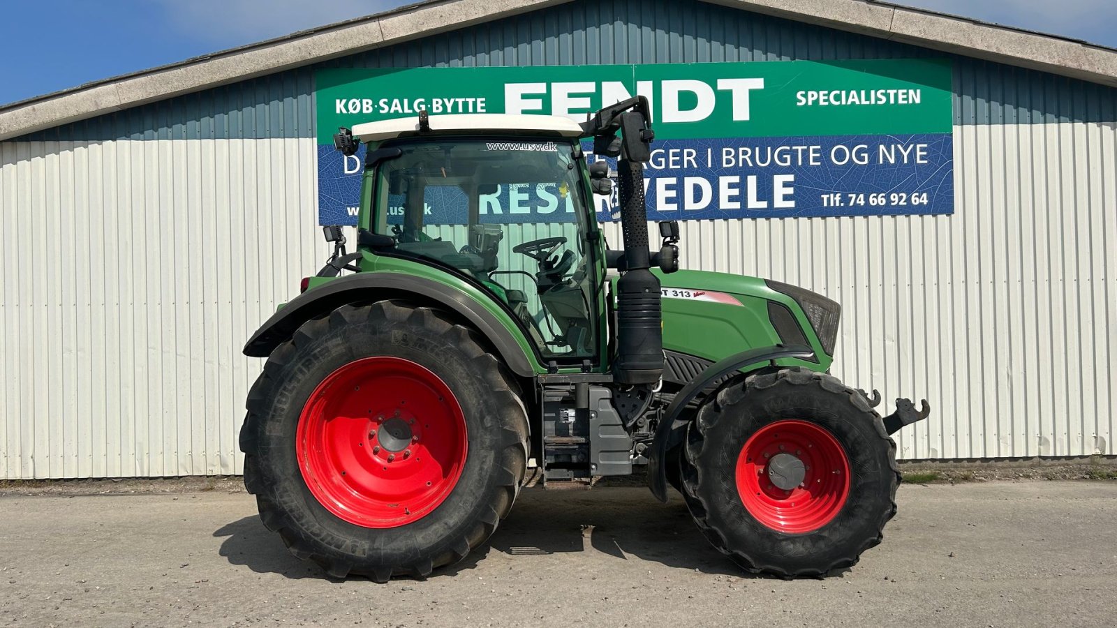 Traktor des Typs Fendt 313 Vario S4 Profi Front PTO + Luftbremser, Gebrauchtmaschine in Rødekro (Bild 4)