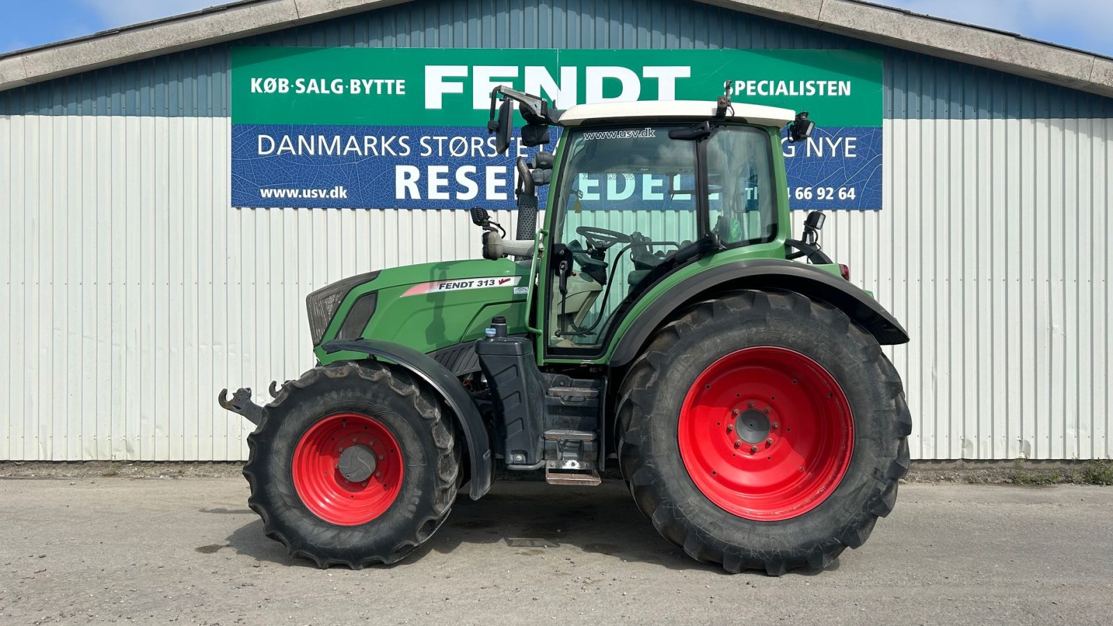 Traktor des Typs Fendt 313 Vario S4 Profi Front PTO + Luftbremser, Gebrauchtmaschine in Rødekro (Bild 1)