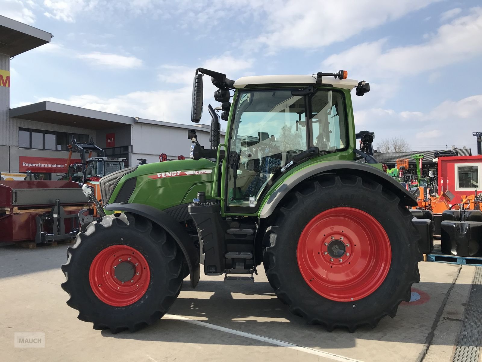 Traktor του τύπου Fendt 314 Vario, Neumaschine σε Burgkirchen (Φωτογραφία 8)