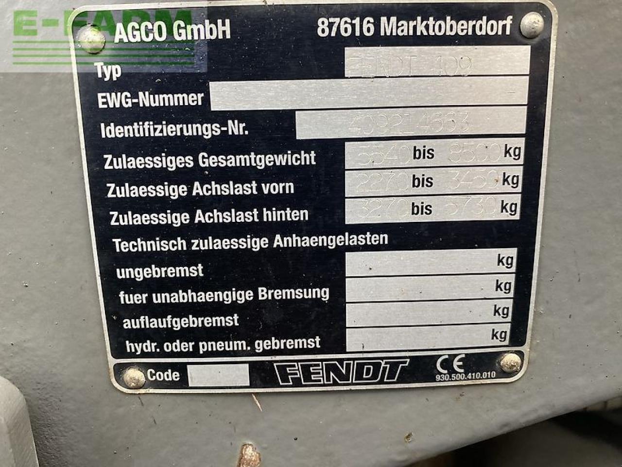 Traktor типа Fendt 409 vario met stoll fz 35 voorlader, Gebrauchtmaschine в gg VEGHEL (Фотография 10)