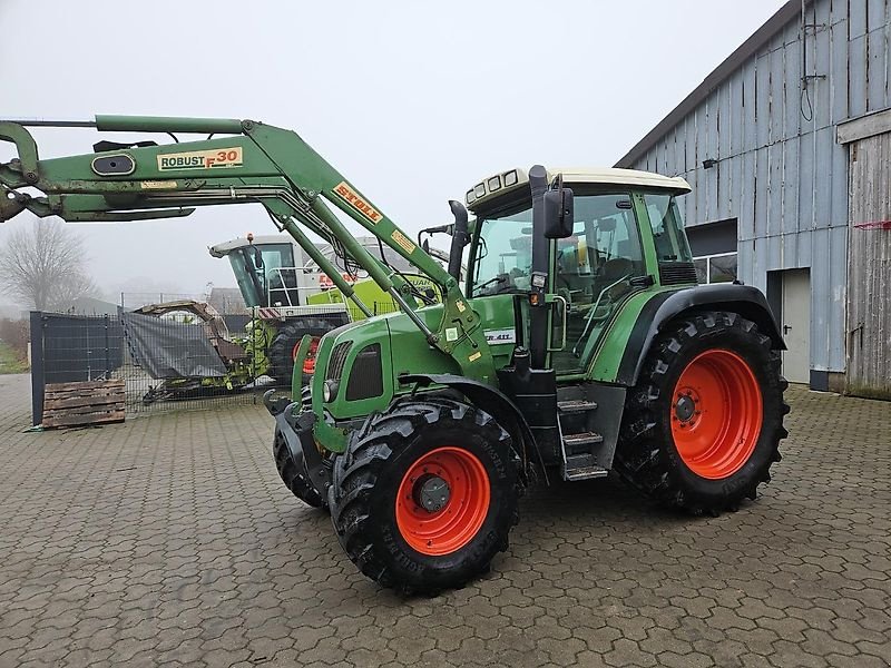 Traktor des Typs Fendt 411 Vario mit Frontlader, Gebrauchtmaschine in Honigsee (Bild 2)