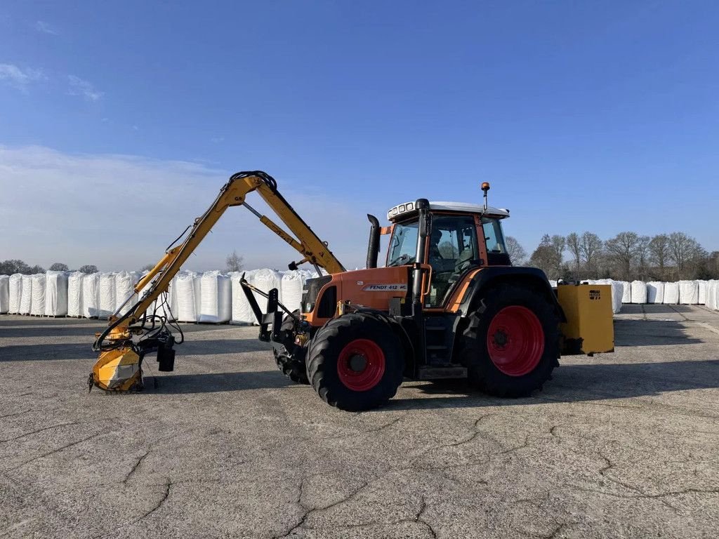 Traktor typu Fendt 412 VARIO met maaiarm HERDER, Gebrauchtmaschine w Groningen (Zdjęcie 7)