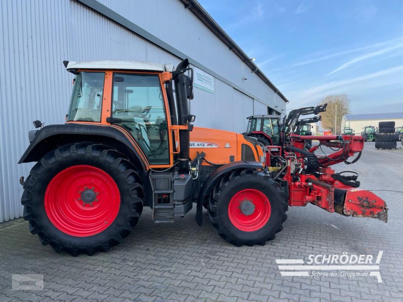 Traktor typu Fendt 412 VARIO TMS + DÜCKER UNA 500, Gebrauchtmaschine v Wildeshausen (Obrázek 2)