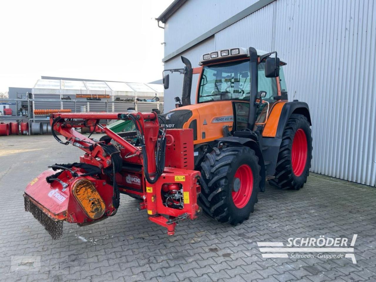Traktor typu Fendt 412 VARIO TMS + DÜCKER UNA 500, Gebrauchtmaschine v Wildeshausen (Obrázek 5)